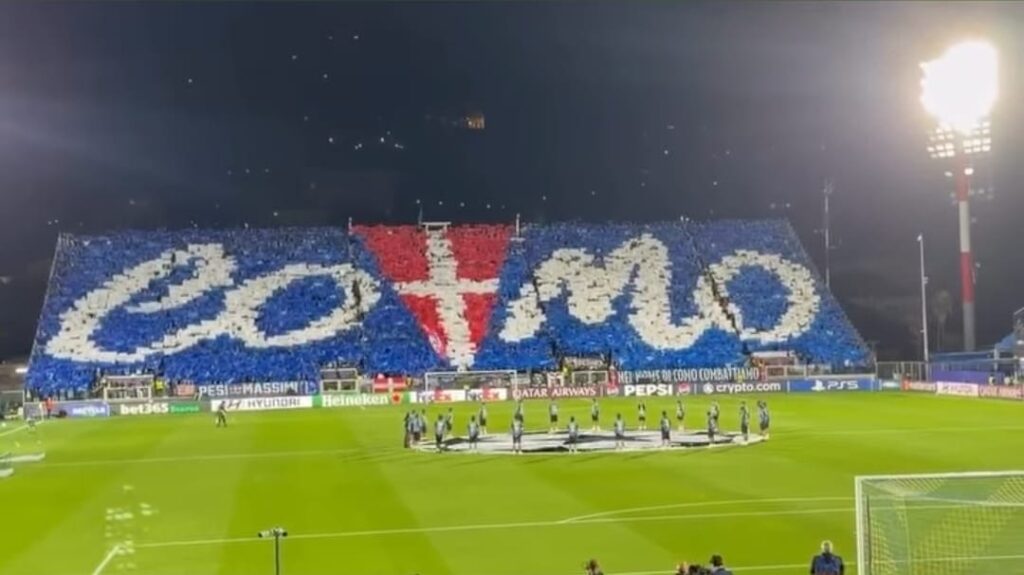 curva tifosi como coreografia